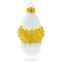 Load image into Gallery viewer, Baby Chick in Egg Glass Christmas Ornament