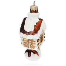 Load image into Gallery viewer, Chicken Legs Hut Glass Christmas Ornament