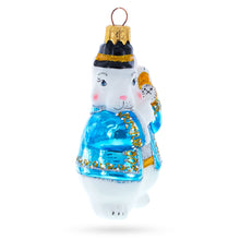 Load image into Gallery viewer, The White Rabbit Holding Watch Glass Christmas Ornament