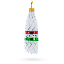 Load image into Gallery viewer, Hard Salami Glass Christmas Ornament