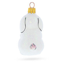 Load image into Gallery viewer, Winter Bunny with Letter Glass Ornaments