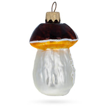 Load image into Gallery viewer, Wise Grandpa Mushroom Glass Christmas Ornament