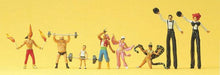 Load image into Gallery viewer, Preiser 24656 HO Scale Circus Figures -- Sideshow Performers pkg(8)