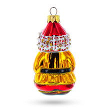 Load image into Gallery viewer, Chubby Gnome Glass Christmas Ornament