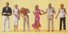 Load image into Gallery viewer, Preiser 10440 HO Scale Wedding Participants -- Guests at Buffet