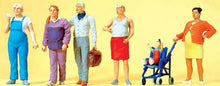 Load image into Gallery viewer, Preiser 10550 HO Scale Pedestrians -- Pregnant Women pkg(5)