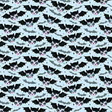 Load image into Gallery viewer, "Battylicious" Leggings by Miss Fluff x Lipstick &amp; Chrome BLUE