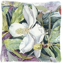 Load image into Gallery viewer, Flower - Magnolia Decorative   Canvas Fabric Pillow