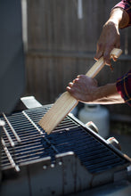 Load image into Gallery viewer, Hardwood BBQ Grill Scraper with Bottle Opener