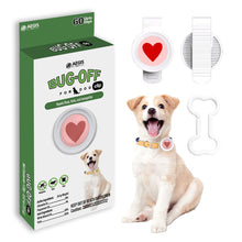 Load image into Gallery viewer, Aegis Bug-Off Clip for Dogs, Repelling Flea, Tick &amp; Mosquito - Heart