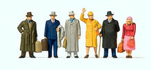 Load image into Gallery viewer, Preiser 65366 1/45 Scale Standing &amp; Walking Passengers -- pkg(6)