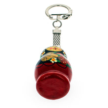 Load image into Gallery viewer, Strawberry Nesting Doll Wooden Key Chains 4 Inches