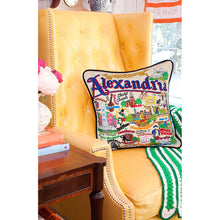 Load image into Gallery viewer, Alexandria Hand-Embroidered Pillow