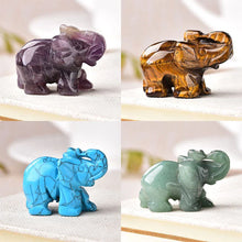 Load image into Gallery viewer, Spiritual &amp; Emotional Support Crystal Elephant