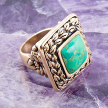 Load image into Gallery viewer, Aloha Lime Turquoise Ring