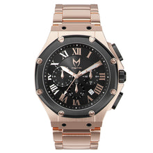 Load image into Gallery viewer, AM139SS - AMBASSADOR ROSE GOLD / BLACK / SS BAND