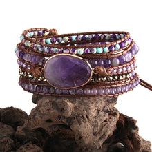 Load image into Gallery viewer, Immense Calm &amp; Nurturing Amethyst Bracelet