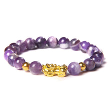 Load image into Gallery viewer, Amethyst Serenity &amp; Protection Bracelet