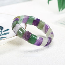Load image into Gallery viewer, Amethyst &amp; Green Aventurine Opportunities &amp; Recovery Bracelet