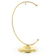 Load image into Gallery viewer, Crescent Moon Gold Metal Ornament Display Stand 8.8 Inches (Poland)