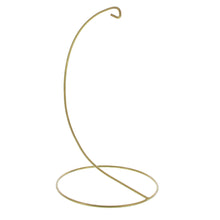 Load image into Gallery viewer, Open Frame Gold Metal Ornament Display Stand 9.2 Inches (Poland)