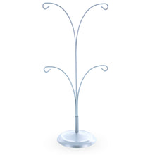 Load image into Gallery viewer, 4-Arm Tree Branch Silver Metal Ornament Display Stand 12 Inches (Poland)