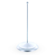 Load image into Gallery viewer, Upright Silver Metal Christmas Tree Topper Finial Stand Display Stand 7.2 Inches (Poland)