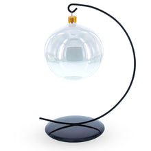 Load image into Gallery viewer, Solid Round Base Black Painted Metal Ornament Display Stand 7.8 Inches (Poland)