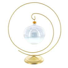 Load image into Gallery viewer, Art Deco Swirl Gold Metal Ornament Display Stand 10 Inches (Poland)