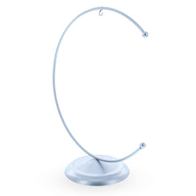 Load image into Gallery viewer, Crescent Moon Silver Metal Ornament Display Stand 8.8 Inches (Poland)