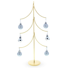 Load image into Gallery viewer, 6-Arm Tiered Tree Gold Metal Ornament Display Stand 14 Inches (Poland)