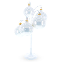 Load image into Gallery viewer, 5-Arm Scroll Tree Branches White Painted Metal Ornament Display Stand 14.5 Inches (Poland)