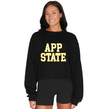 Load image into Gallery viewer, App State Black Crewneck