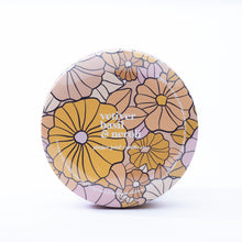 Load image into Gallery viewer, floral tin: vetiver + basil + neroli 14 oz candle