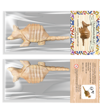 Load image into Gallery viewer, Wooden Musical Armadillo Whistle  Instrument