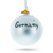 Load image into Gallery viewer, Flag of Germany Glass Ball Christmas Ornament 3.25 Inches