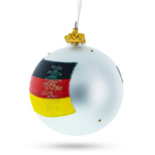 Load image into Gallery viewer, Flag of Germany Glass Ball Christmas Ornament 3.25 Inches