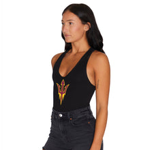 Load image into Gallery viewer, Arizona State ASU Black Bodysuit
