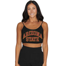 Load image into Gallery viewer, Arizona State ASU Black Spaghetti Tank