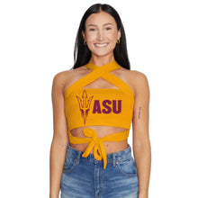 Load image into Gallery viewer, Arizona State ASU Yellow Multi Way Bandeau Top