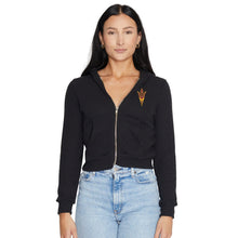 Load image into Gallery viewer, Arizona State ASU Waffle Knit Zip Up Hoodie
