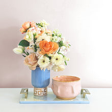 Load image into Gallery viewer, Face Vase with 22K Gold Accent