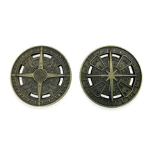 Load image into Gallery viewer, Atmars Compass Rose 50MM Metal