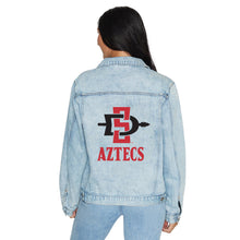 Load image into Gallery viewer, San Diego State Aztecs Denim Jacket