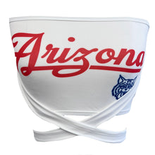 Load image into Gallery viewer, University of Arizona White Multiway Bandeau Top