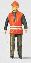 Load image into Gallery viewer, Preiser 28008 HO Scale Individual Figure - Modern Switchman w/Safety Vest