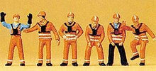 Load image into Gallery viewer, Preiser 10245 HO Scale Railroad Personnel German Federal Railway pkg(6)