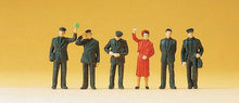 Load image into Gallery viewer, Preiser 14141 HO Scale Railroad Personnel -- German Federal Railway, 1989