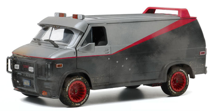 Greenlight 84112 1/24 Scale 1983 Gmc Vandura Weathered Version Wtih Bullet Holes