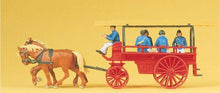 Load image into Gallery viewer, Preiser 30427 HO Scale Emergency - Horse-Drawn Fire Equipment -- "Flying Squad"